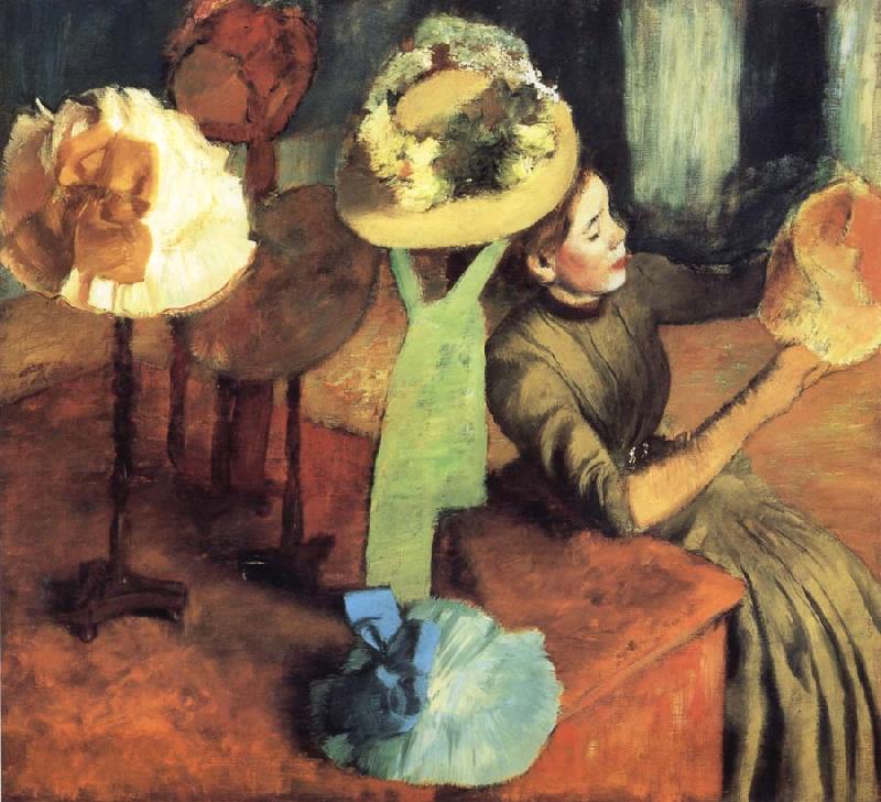 Edgar Degas La Boutique de Mode oil painting image